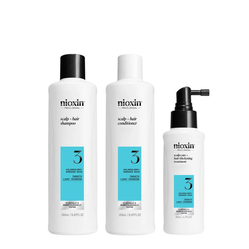 Nioxin Sistema 3 Kit Trifasico 150ml - kit anti assottigliamento lieve