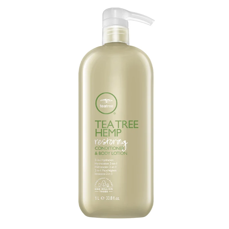 Paul Mitchell Tea Tree Hemp Restoring Conditioning & Body Lotion 1000ml - balsamo idratante 2 in 1