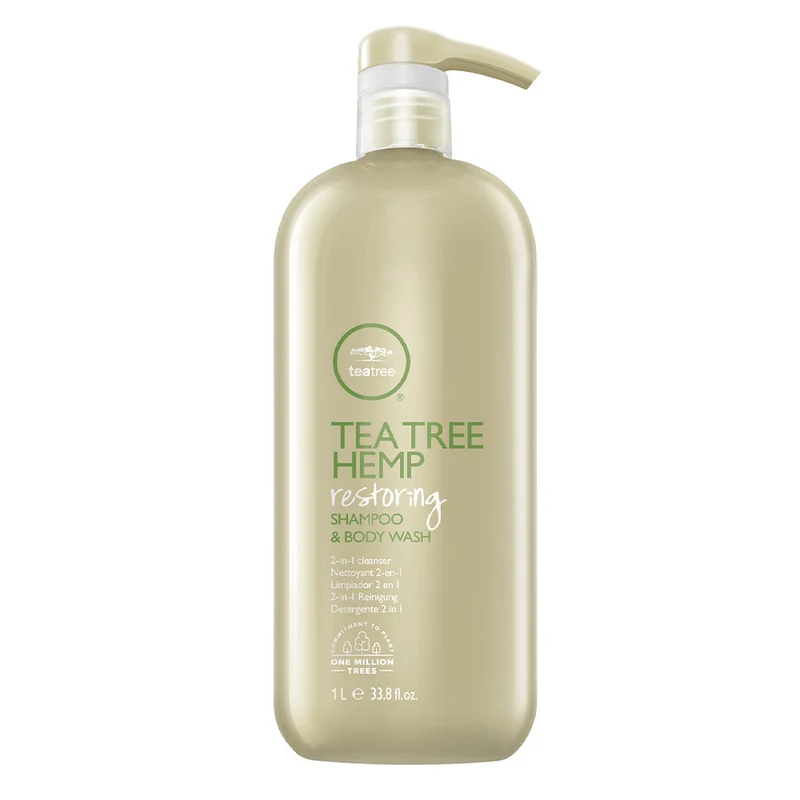 Paul Mitchell Tea Tree Hemp Restoring Shampoo & Body Wash 1000ml - detergente 2 in 1