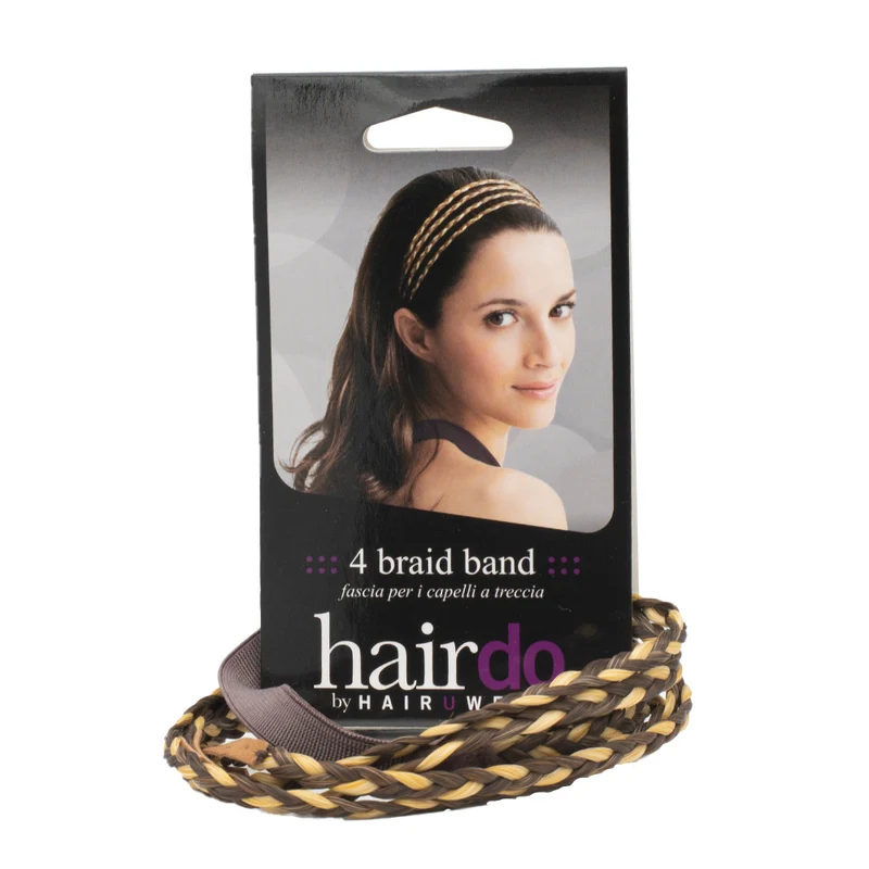 Hairdo 4 Braid Band R1 R4 R6 Castano Chiaro/Biondo Medio - fascia elastica fermacapelli
