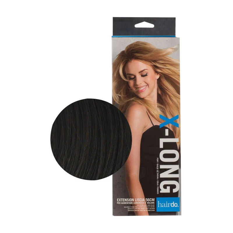 Hairdo Extension Liscia Castano Scuro R4 56cm - extension liscia