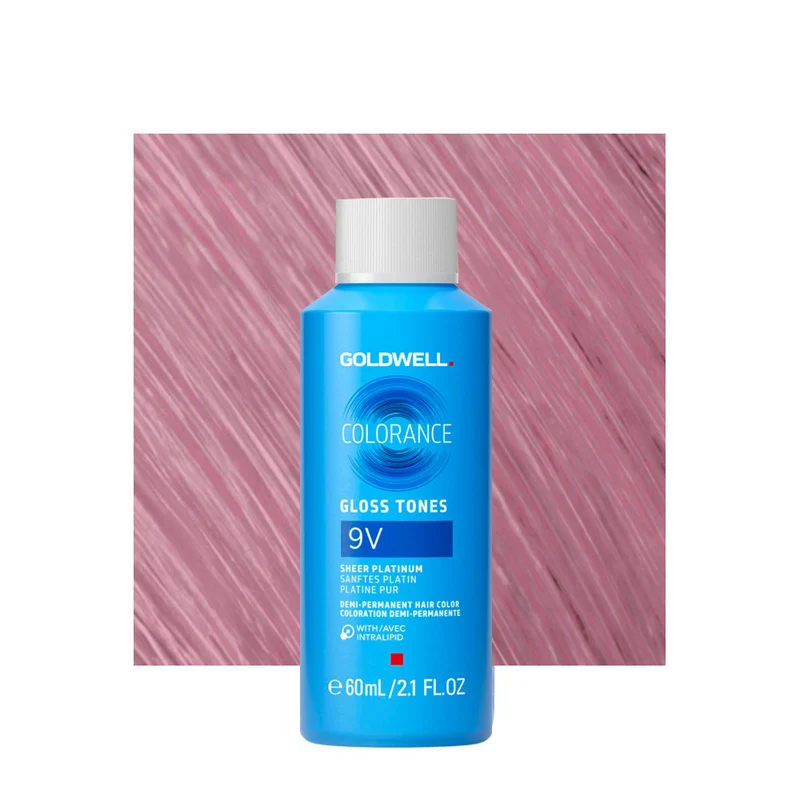9V Goldwell Colorance Gloss Tones Cool Blode Sheer Platinum 60ml - colorazione demi-permanente