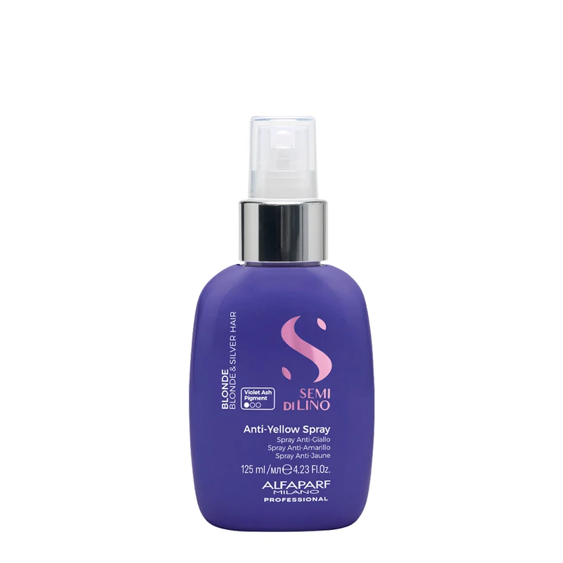Alfaparf Milano Semi di Lino Blonde Anti-Yellow Spray 125ml - spray anti-giallo