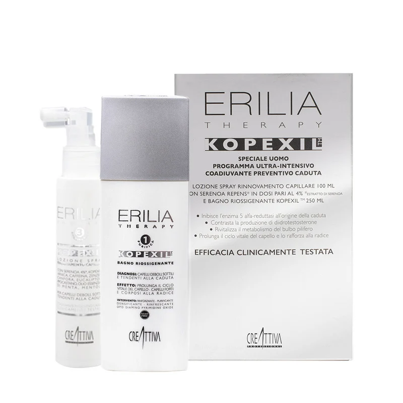 Creattiva Erilia Kopexil Cofanetto Lozione100ml Bagno Riossigenante 250ml