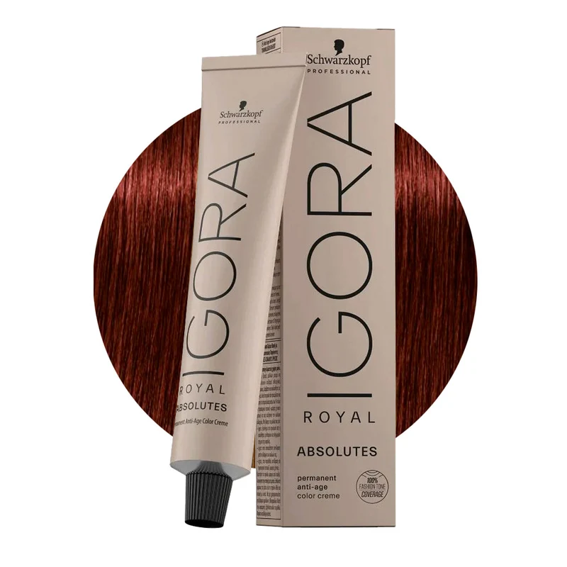 Schwarzkopf Igora Royal Absolutes 5-80 Castano Chiaro Rosso Naturale 60ml - colorazione permanente