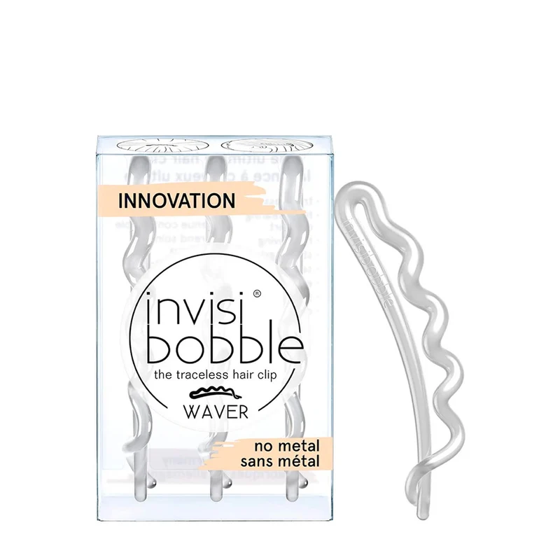 Invisibobble Waver Crystal Clear 3pz- forcine grandi