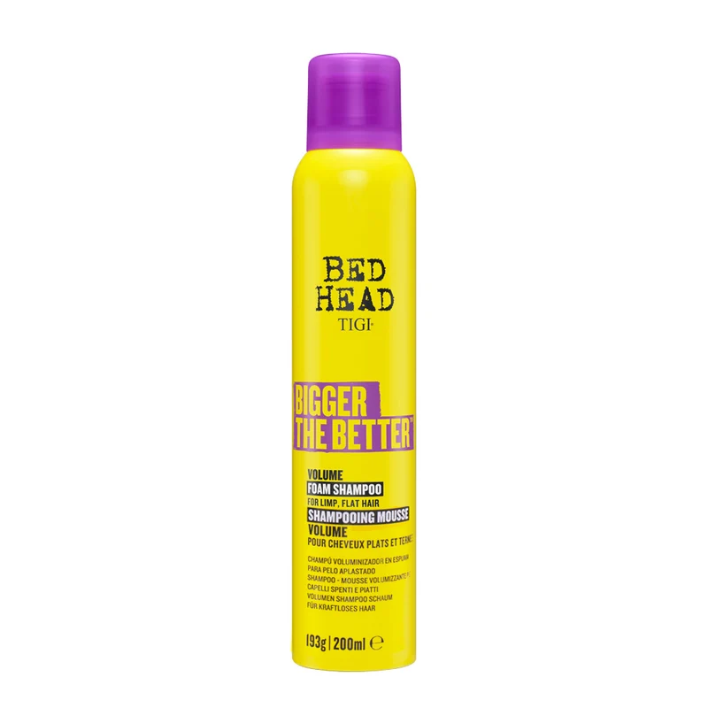 Tigi Bed Head Bigger The Better Volume Foam Shampoo 200ml - shampoo volumizzante in mousse
