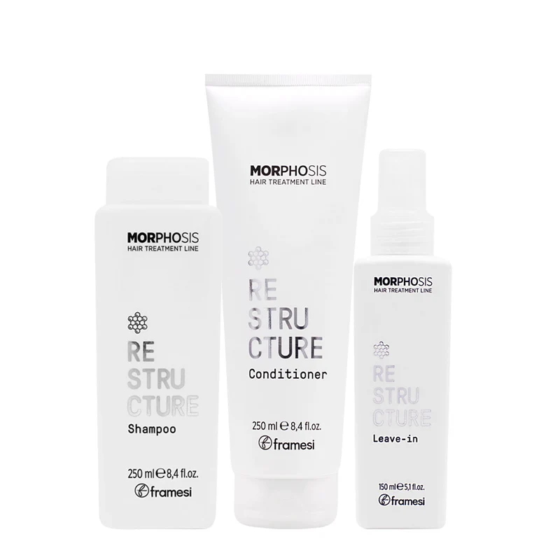 Framesi Morphosis Restructure Shampoo 250ml Conditioner 250ml Leave-In 150ml