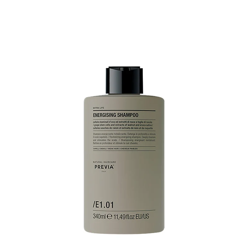 Previa Extra Life Energising Shampoo 340ml - shampoo energizzante
