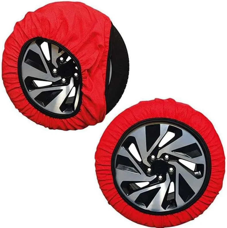 Calze da Neve Size XXL per Pneumatici - Set di 2 Pezzi Omologate EN 16662-1