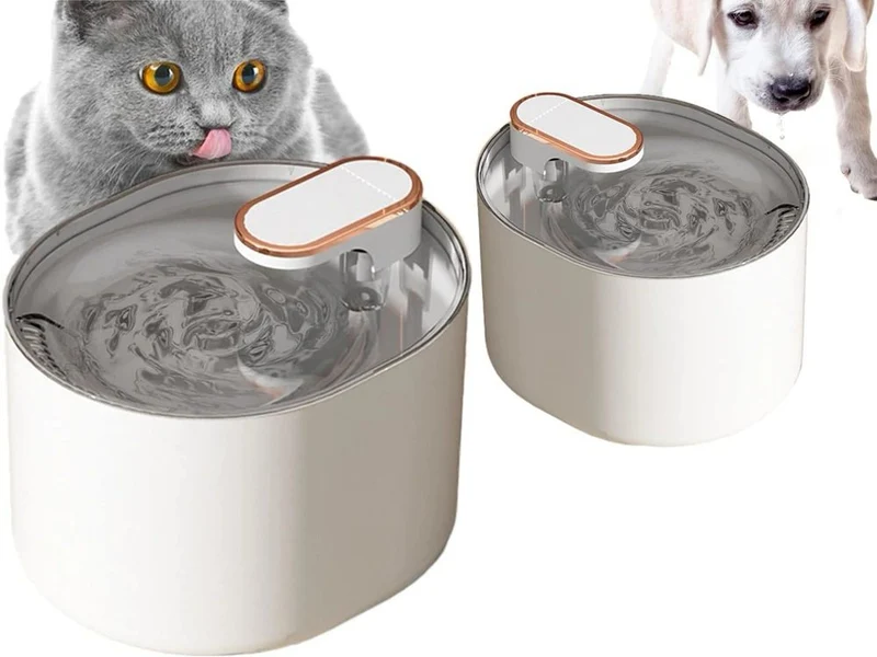 Fontana Abbeveratoio Automatica per Cani e Gatti 3L Silenziosa e con Filtro Integrato