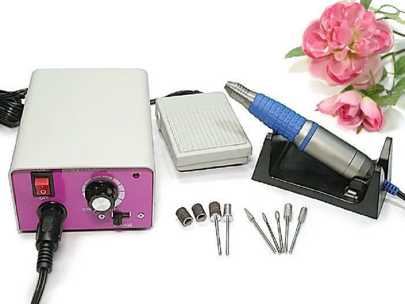 Fresa Ricostruzione Unghie Nail Art 25000 Giri Mani E Piedi Con Pedale Manicure