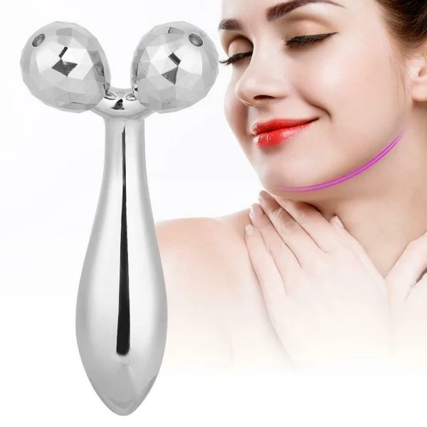 Massaggiatore facciale 3d massaggio su viso pelle stimola la circolazione