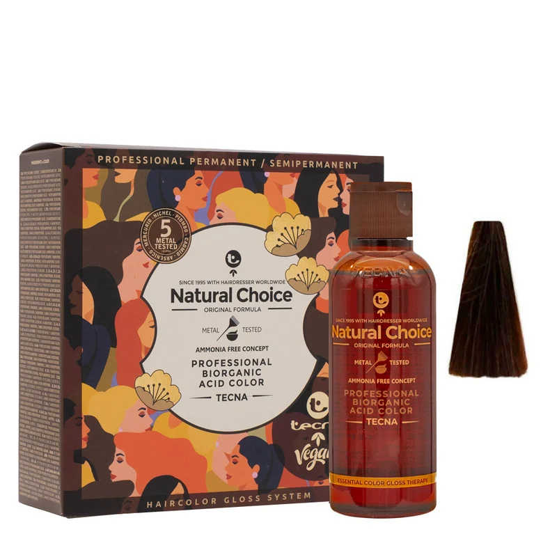 4.53 Castano Wood Intenso Tecna NCC Biorganic Acid Color 3x130ml