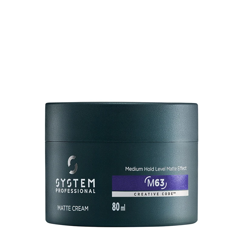 System Professional Man Matte Cream M63 80ml - crema effetto opaco