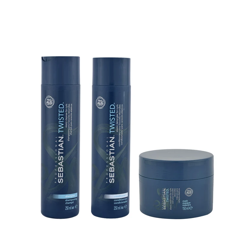 Sebastian Twisted Shampoo 250ml Conditioner 250ml Treatment 150ml