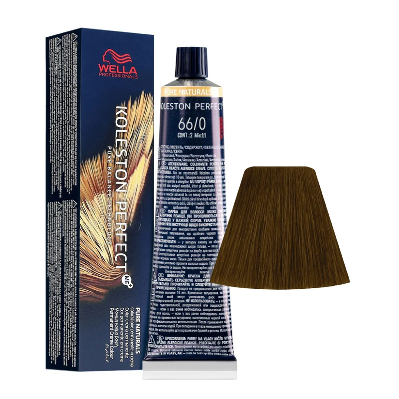 Wella Koleston Perfect Me+ Pure Naturals 66/0 Biondo Scuro Intenso 60ml - colorazione permanente