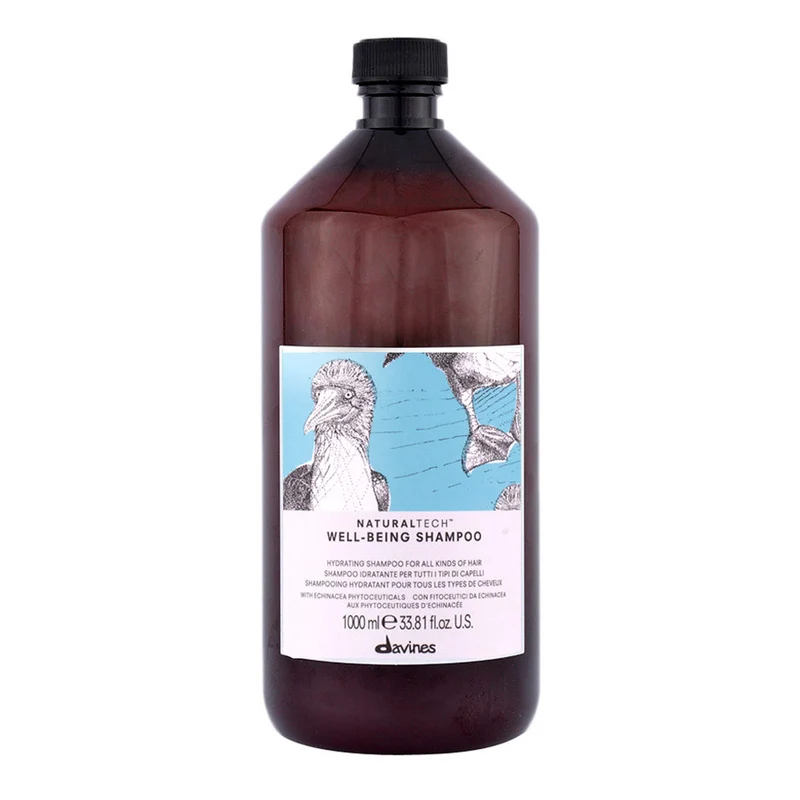 Davines Naturaltech Wellbeing Shampoo 1000ml - shampoo idratante per tutti i tipi di capelli