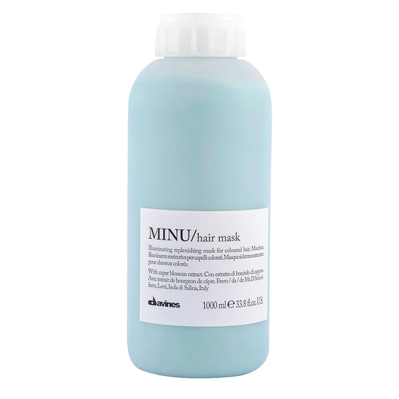 Davines Essential HairCare Minu Hair Mask 1000ml - maschera illuminante per capelli colorati