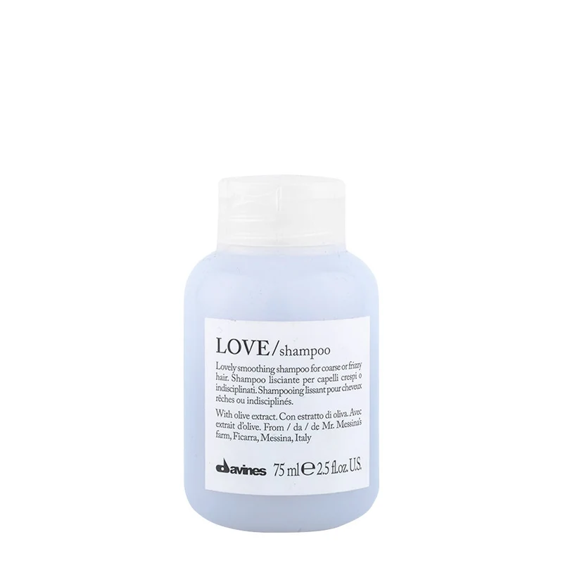 Davines Essential HairCare Love Smoothing Shampoo 75ml - shampoo lisciante per capelli indisciplinati