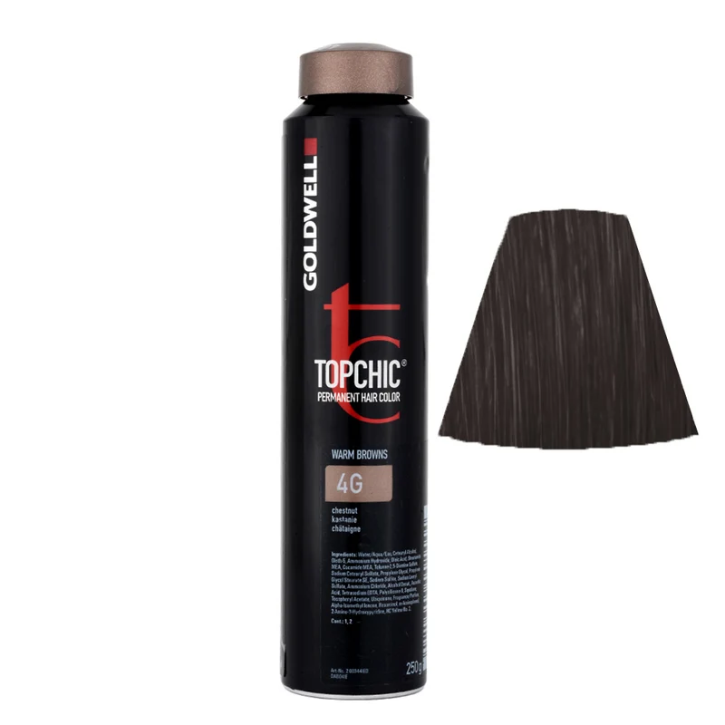 Goldwell Topchic Can W4G Chestnut 250gr - colore permanente in bombola