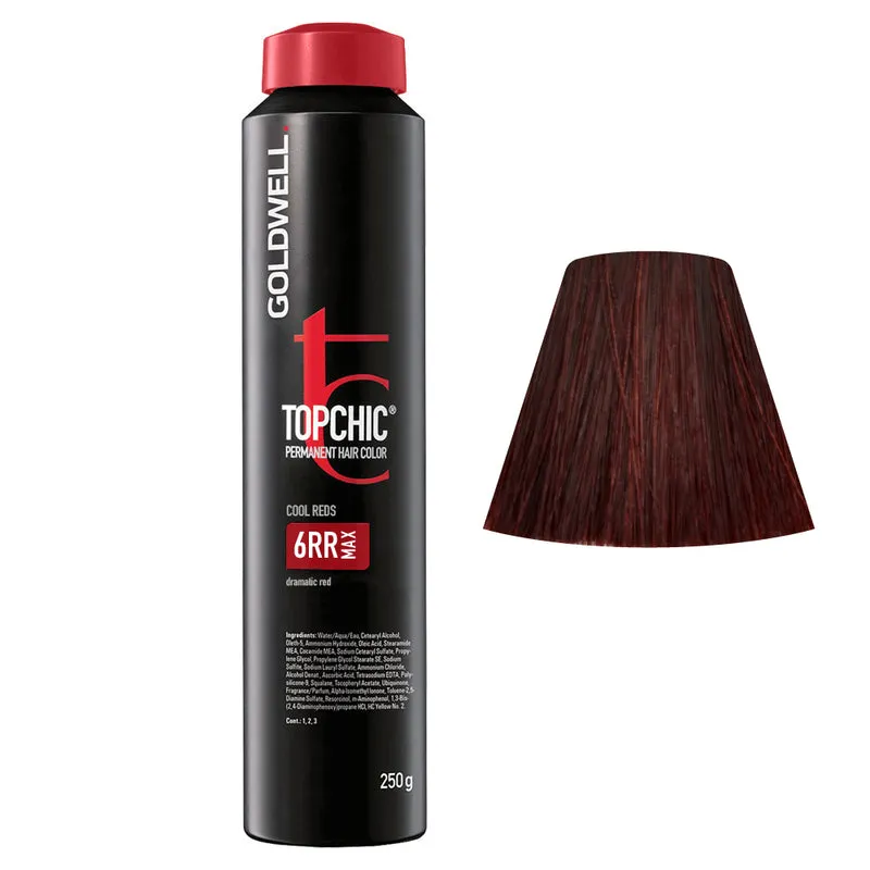 Goldwell Topchic Can 6RR Max Dramatic Red 250gr - colore permanente in bombola