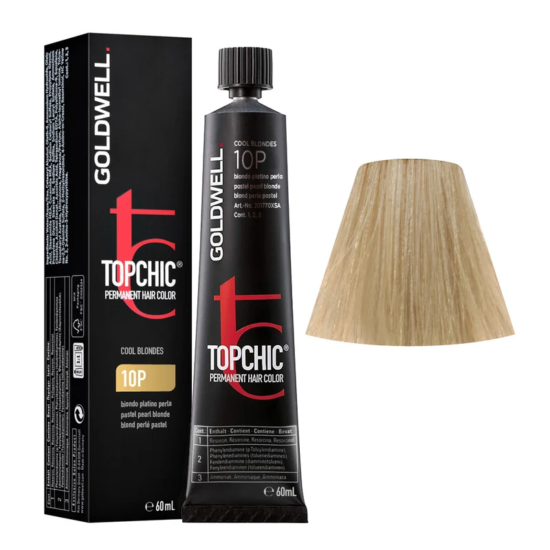 Goldwell Topchic Tube 10P Pastel Pearl Blonde 60ml - colore permanente in tubo