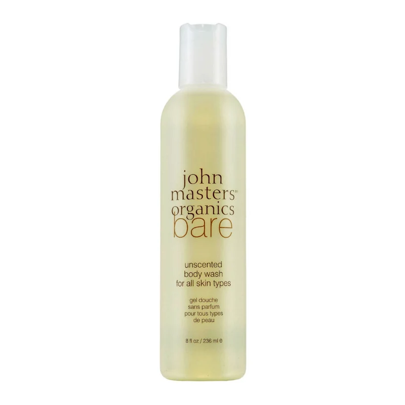 John Masters Organics Bare Unscented Body Wash for All Skin Types 236ml - bagnoschiuma senza profumo