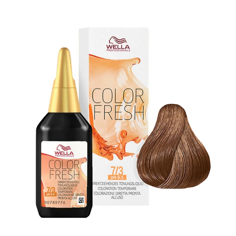 Wella Color Fresh 7/3 Biondo Medio Dorato 75ml - riflessante diretto senza ammoniaca