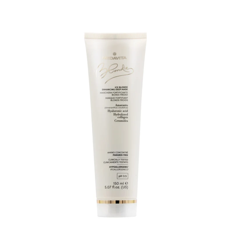 Medavita Blondie Ice Blonde Enhancing Deep Mask 150ml - maschera riflessante biondi freddi