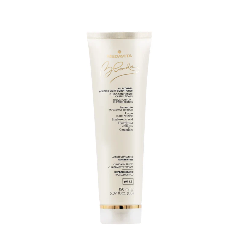 Medavita Blondie All Blondes Bonding Light Conditioner 150ml - balsamo corporizzante per tutti i capelli biondi