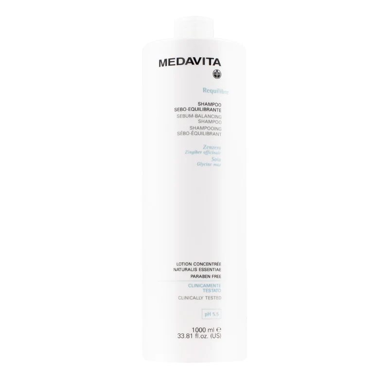 Medavita Cute Requilibre Sebum-Balancing Shampoo 1000ml - shampoo sebo-equilibrante pH 5.5