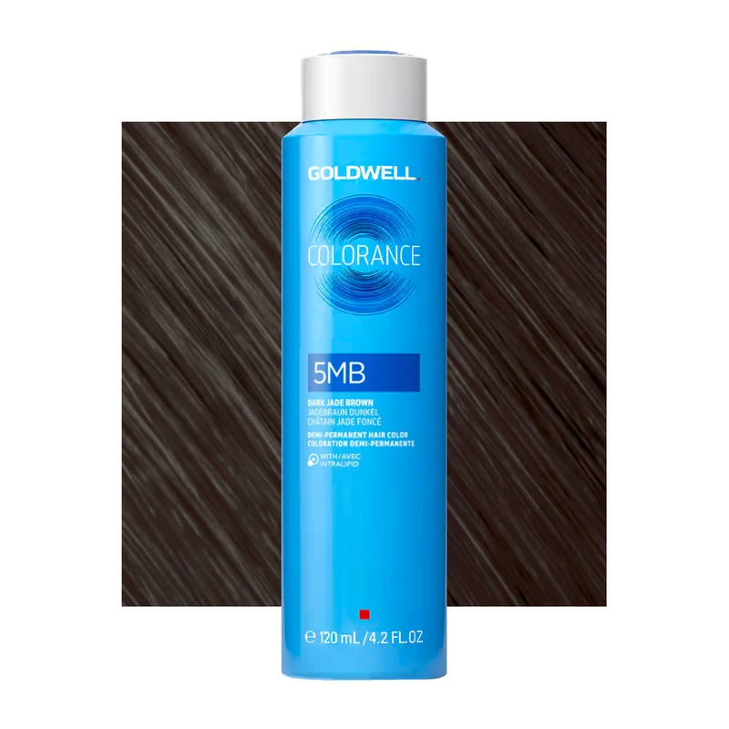 5MB Castano scuro giada Goldwell Colorance Cool browns can 120ml
