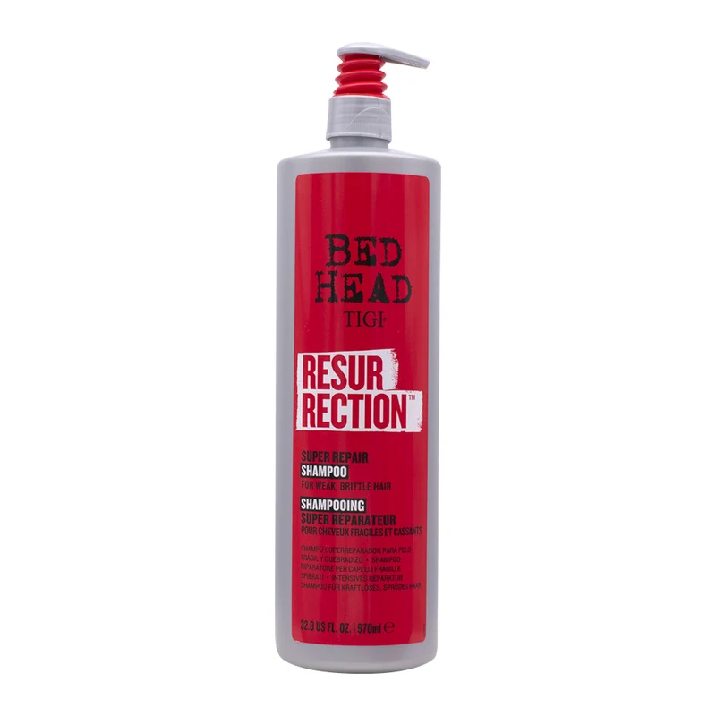 Tigi Bed Head Resurrection Super Repair Shampoo 970ml - shampoo per capelli danneggiati
