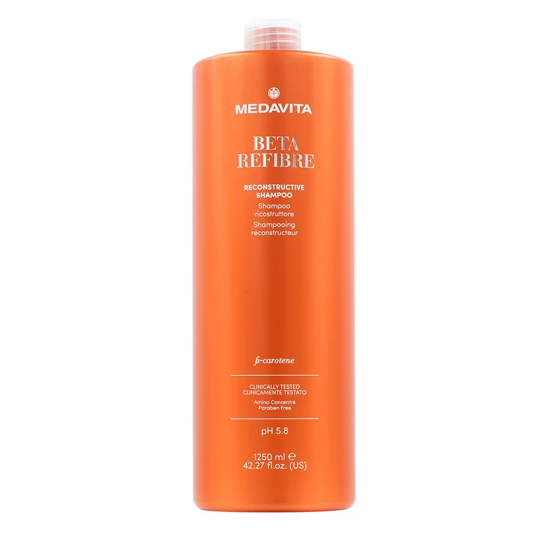 Medavita Lunghezze Beta Refibre Reconstructive Shampoo 1250ml - shampoo ristrutturante per capelli danneggiati