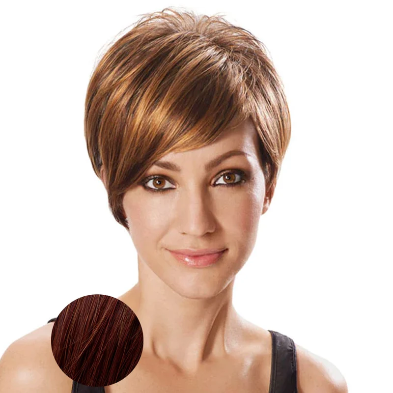 Hairdo Parrucca Angled Cut Mogano