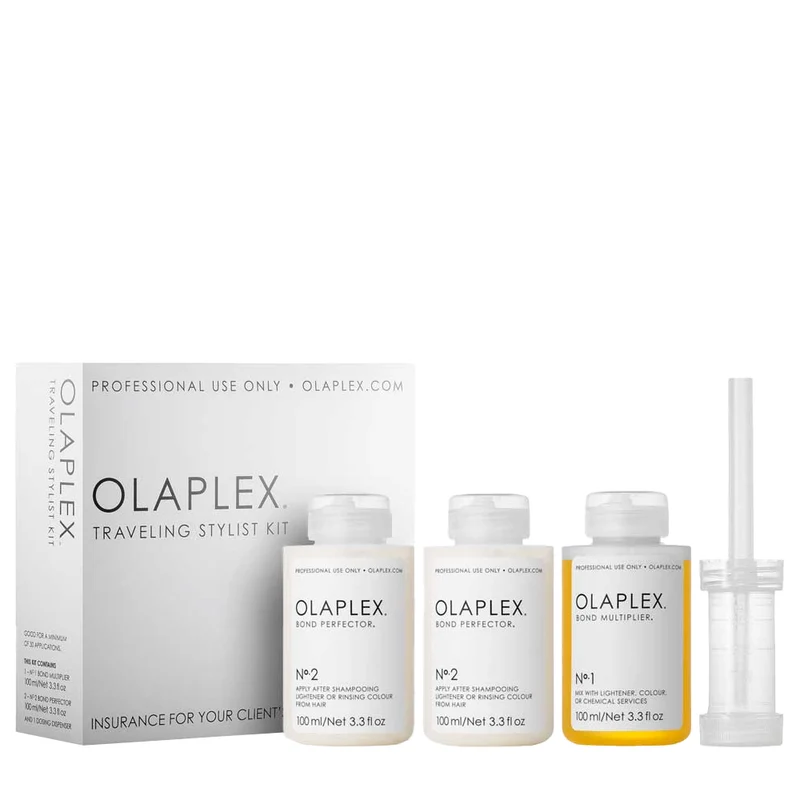 Olaplex Traveling Stylist Kit N° 1 100ml 2x N° 2 100ml - trio set ristrutturante professionale