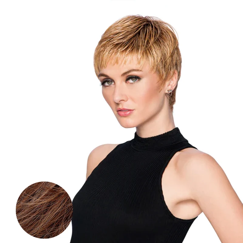 Hairdo Textured Cut Parrucca Castano Medio Rubino