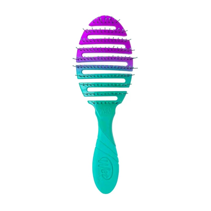 WetBrush Pro Flex Dry Teal Ombre - spazzola flessibile con ombre verde acqua