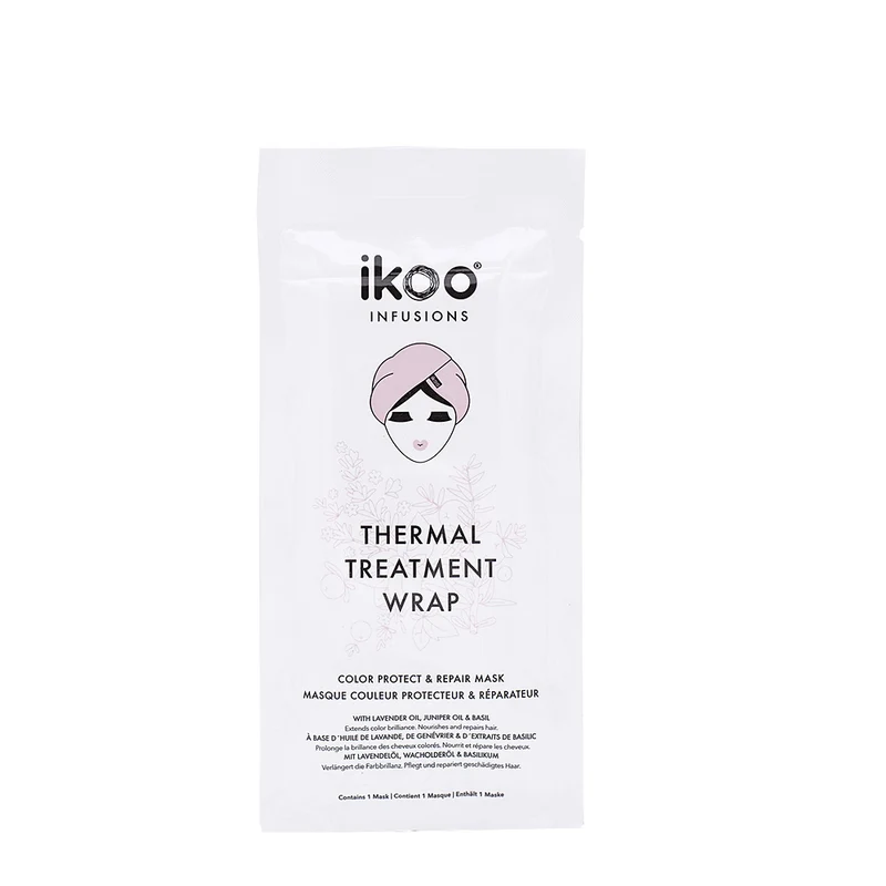 Ikoo Infusions Thermal Treatment Wrap Color Protect & Repair 35g - maschera ristrutturante in tessuto