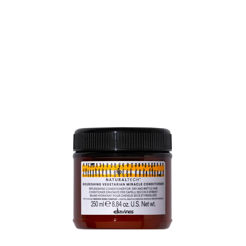 Davines Naturaltech Nourishing Vegetarian Miracle Conditioner 250ml - balsamo idratante per capelli secchi