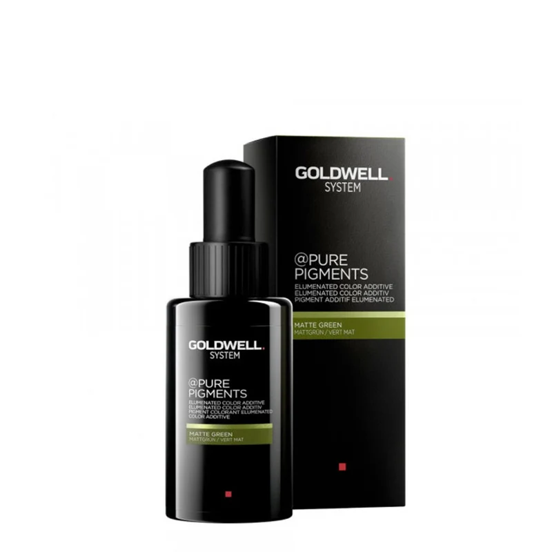 Goldwell System @Pure Pigments Matte Green 50ml - pigmento colore