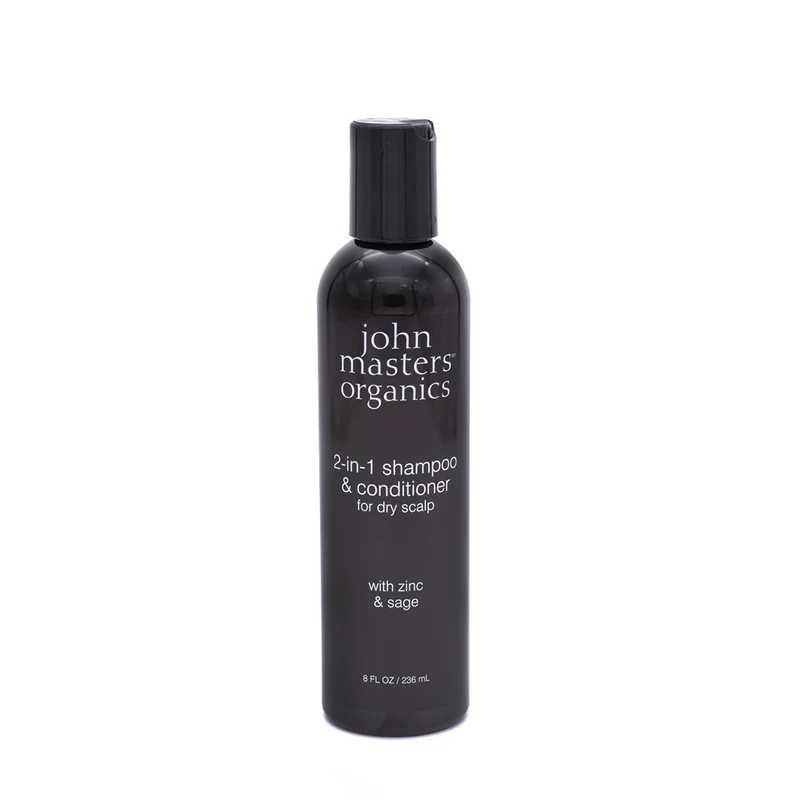John Masters Organics 2 in 1 Shampoo & Conditioner for Dry Scalp 236ml - Shampoo 2 in 1 per cute secca