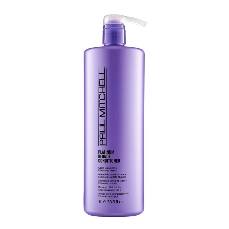 Paul Mitchell Platinum Blonde Conditioner 1000ml - balsamo capelli biondi, grigi, bianchi