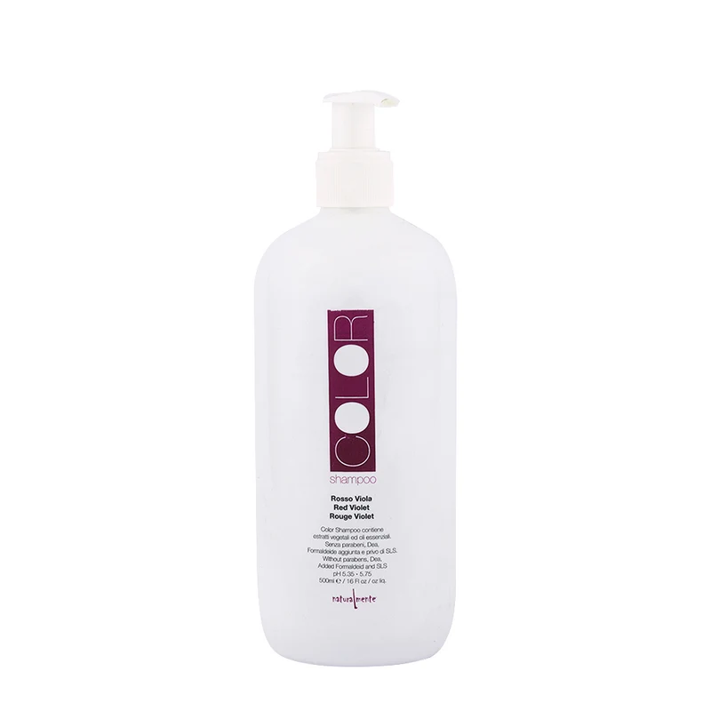Naturalmente Color Defence Shampoo Rosso Viola 500ml - per capelli rossi o mogano
