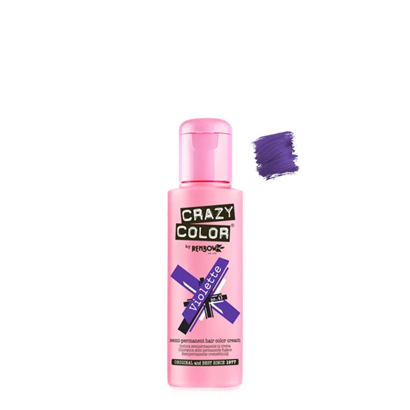 Crazy Color Violette no 43, 100ml - crema colorante violetto