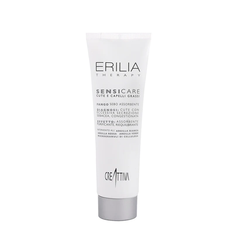Creattiva Erilia Sensicare Fango Sebo Assorbente 300ml - trattamento riequilibrante cute