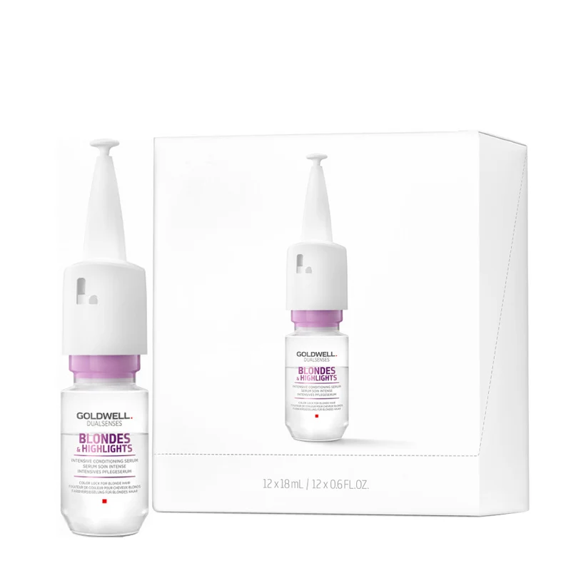 Goldwell Dualsenses Blondes & Highlights Serum 12x18ml - siero antigiallo fissativo colore