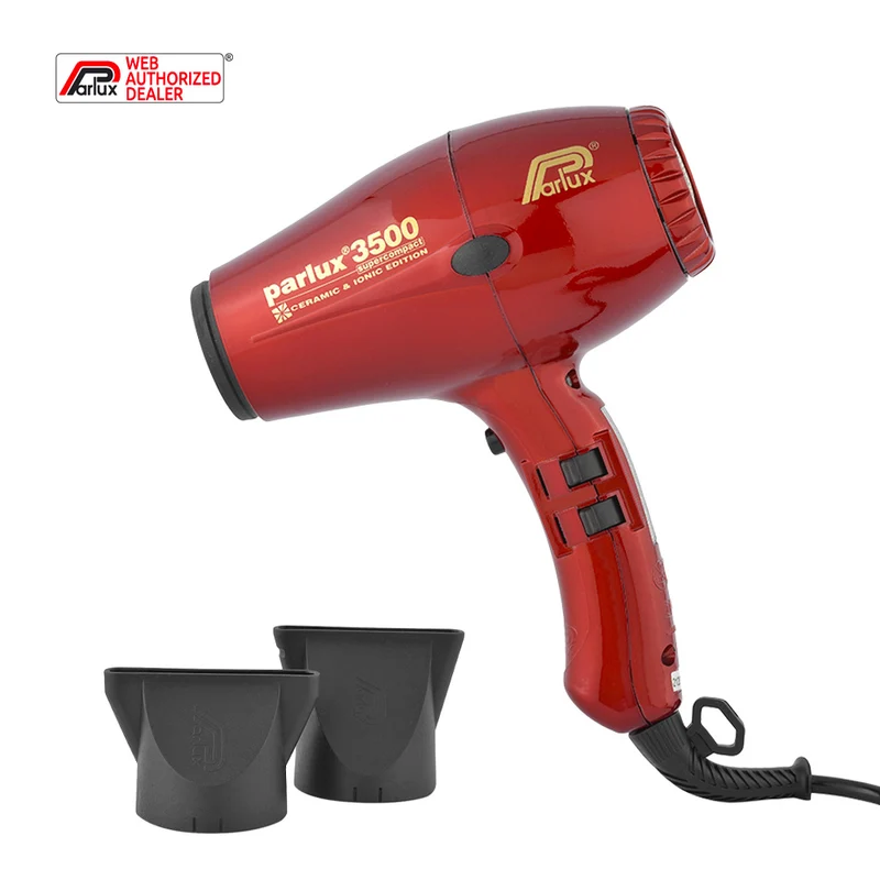 Parlux 3500 Supercompact Ceramic & Ionic Editon Rosso - asciugacapelli