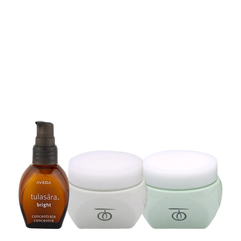 Aveda Tulasara Bright Concentrate 30ml Firming Sleeping Masque 50ml Radiance Creme 50ml